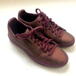 PUMA Clyde Sheer Animal Sneakers 9 shoes